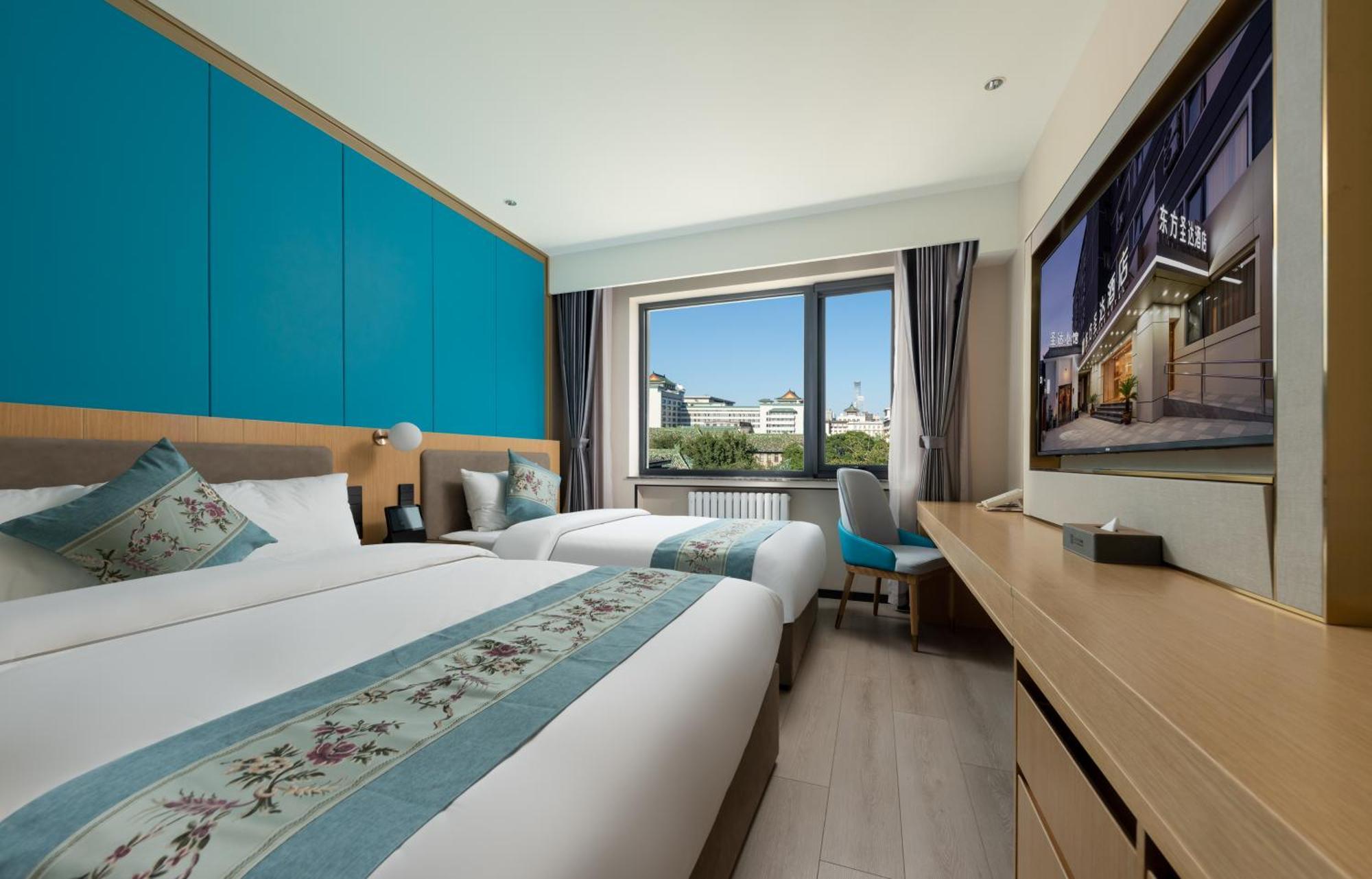 Jingfang Building Smart Hotel - Located In The Busiest Part Of The Downtown Area, Near Beijing Tiananmen Square And The Forbidden City,Wangfujing Shopping Street ,Newly Opened Hotel,Provide Free Laundry Service,Provide Tourism And Ticketing Services Luaran gambar
