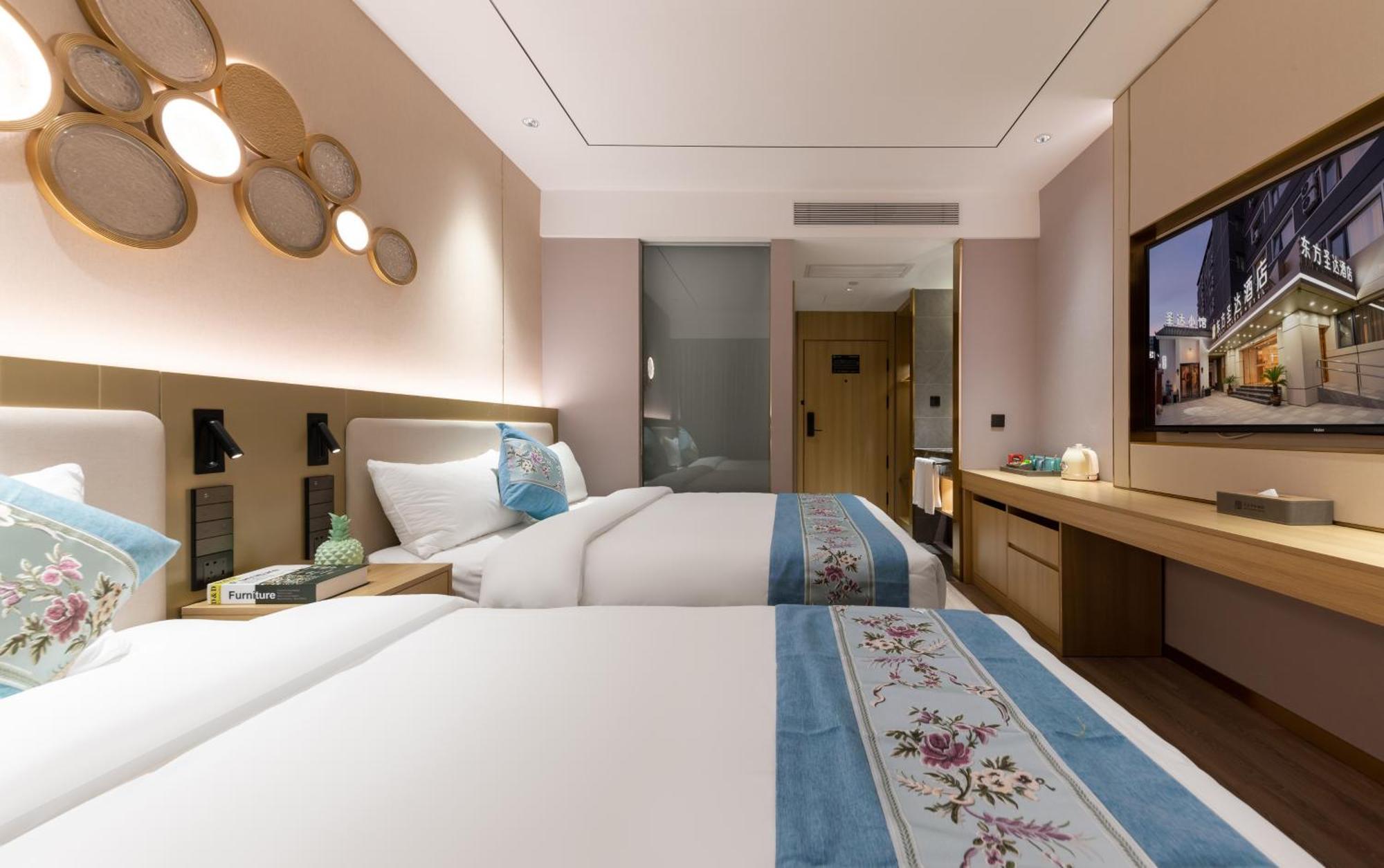 Jingfang Building Smart Hotel - Located In The Busiest Part Of The Downtown Area, Near Beijing Tiananmen Square And The Forbidden City,Wangfujing Shopping Street ,Newly Opened Hotel,Provide Free Laundry Service,Provide Tourism And Ticketing Services Luaran gambar