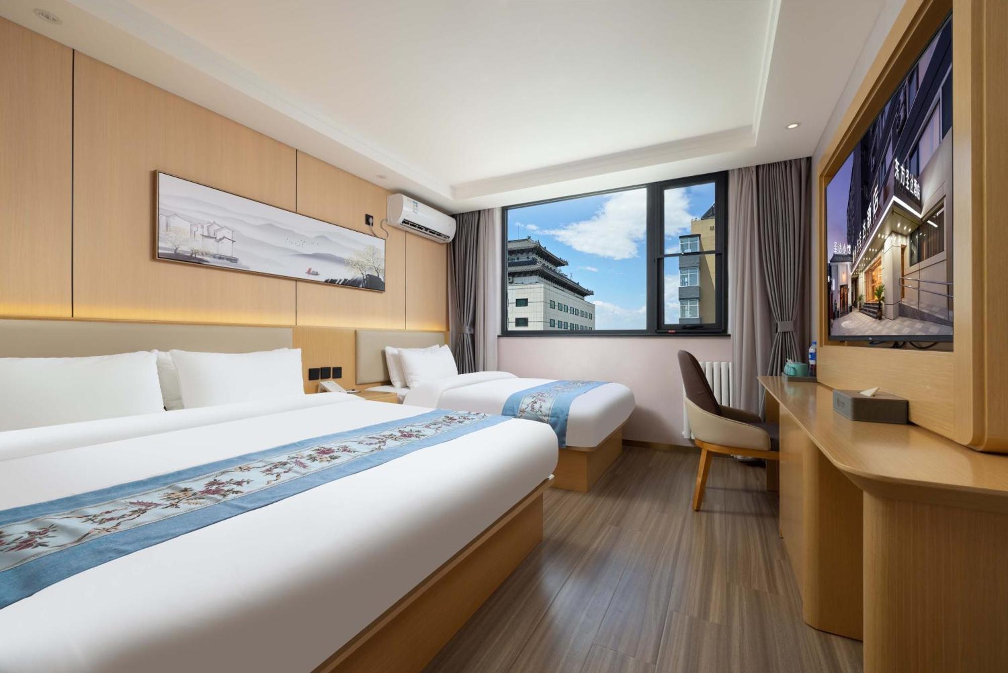 Jingfang Building Smart Hotel - Located In The Busiest Part Of The Downtown Area, Near Beijing Tiananmen Square And The Forbidden City,Wangfujing Shopping Street ,Newly Opened Hotel,Provide Free Laundry Service,Provide Tourism And Ticketing Services Luaran gambar